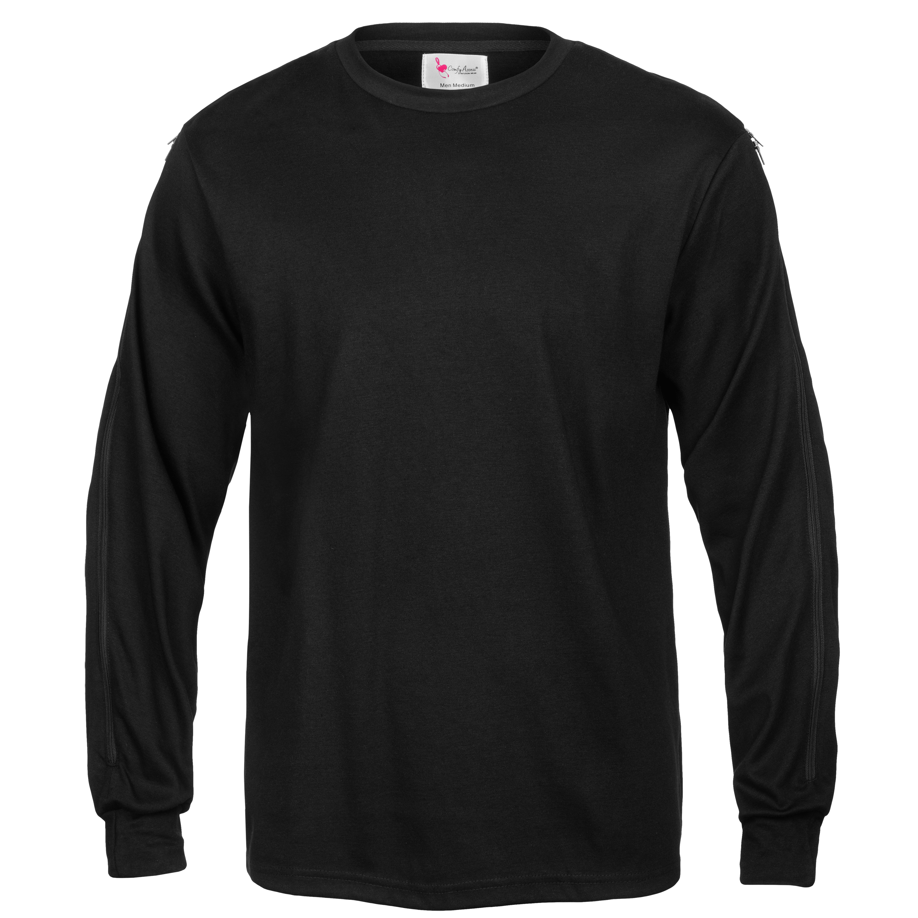 Men's Arm Access Infusion Shirt – ComfyChemo® CHEMOWEAR